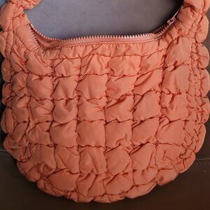 COS quilted shoulder bag orange (damaged)